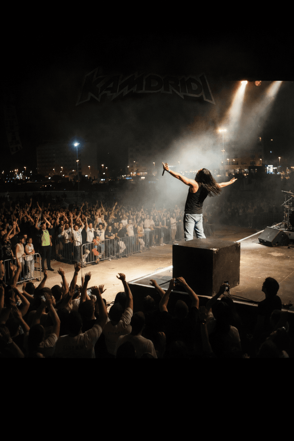 KAMDRIDI live crowd and stage