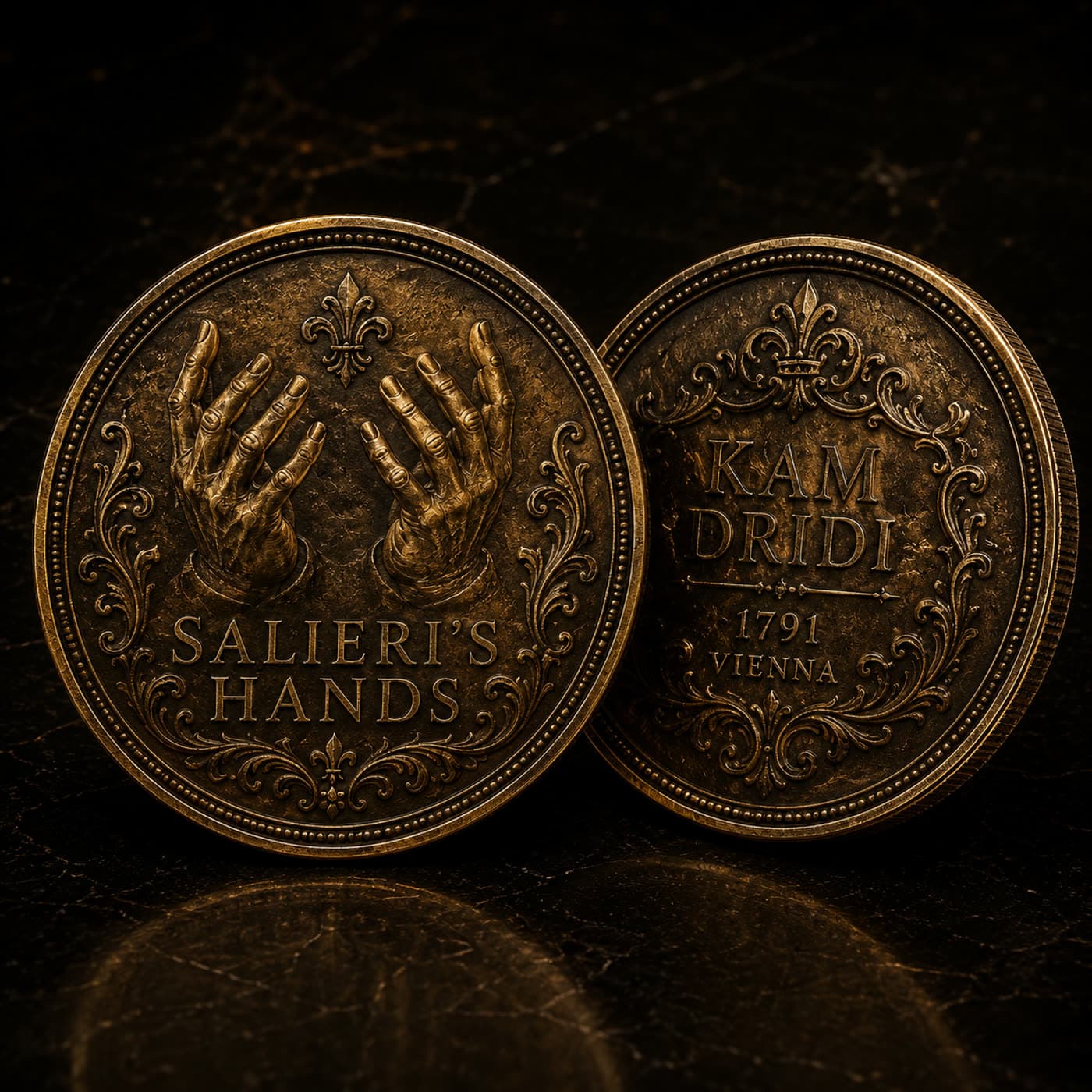 Salieri collector coin closeup